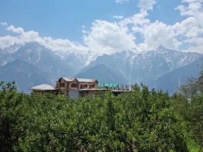 Scenic mountain valley in Spiti